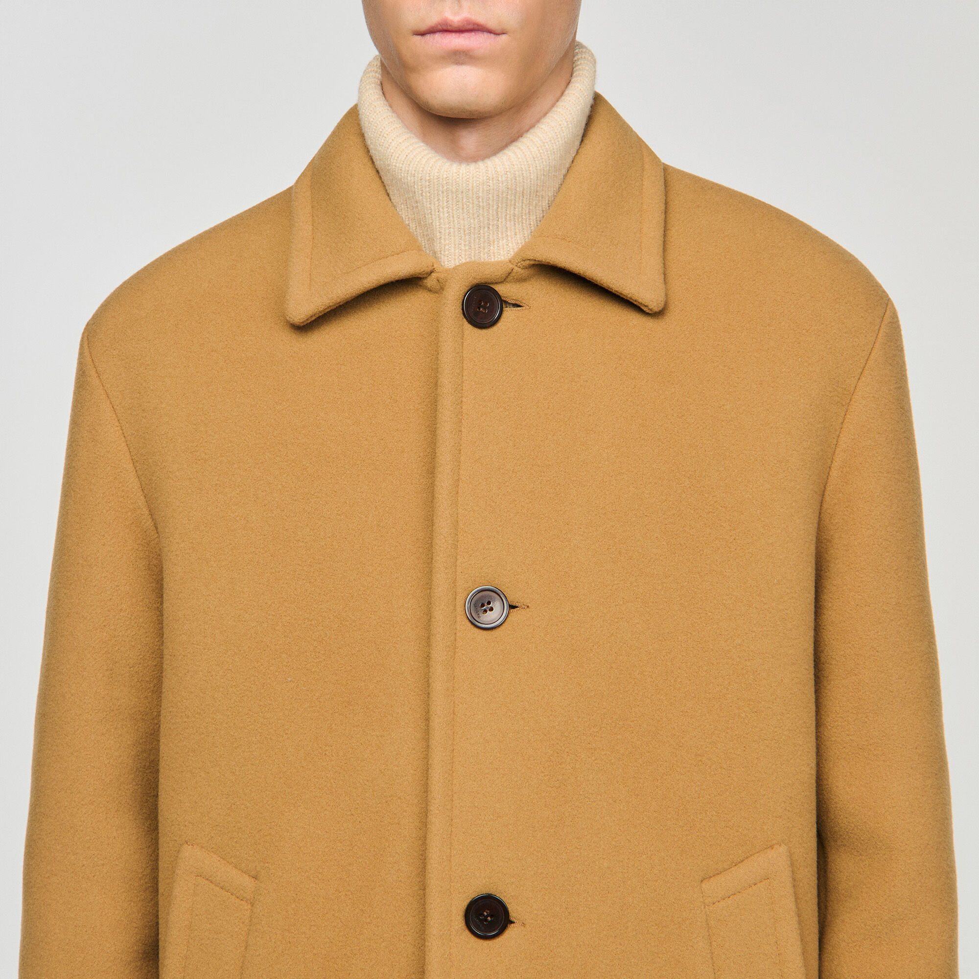 WOOL AND CASHMERE COAT - 3