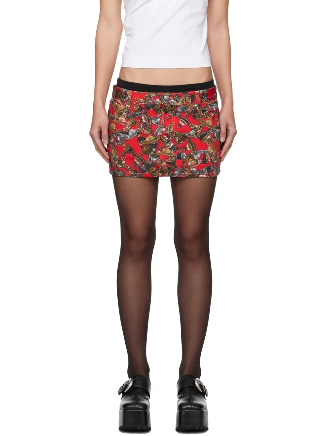 Foam Crazy Orb-print skirt - 1