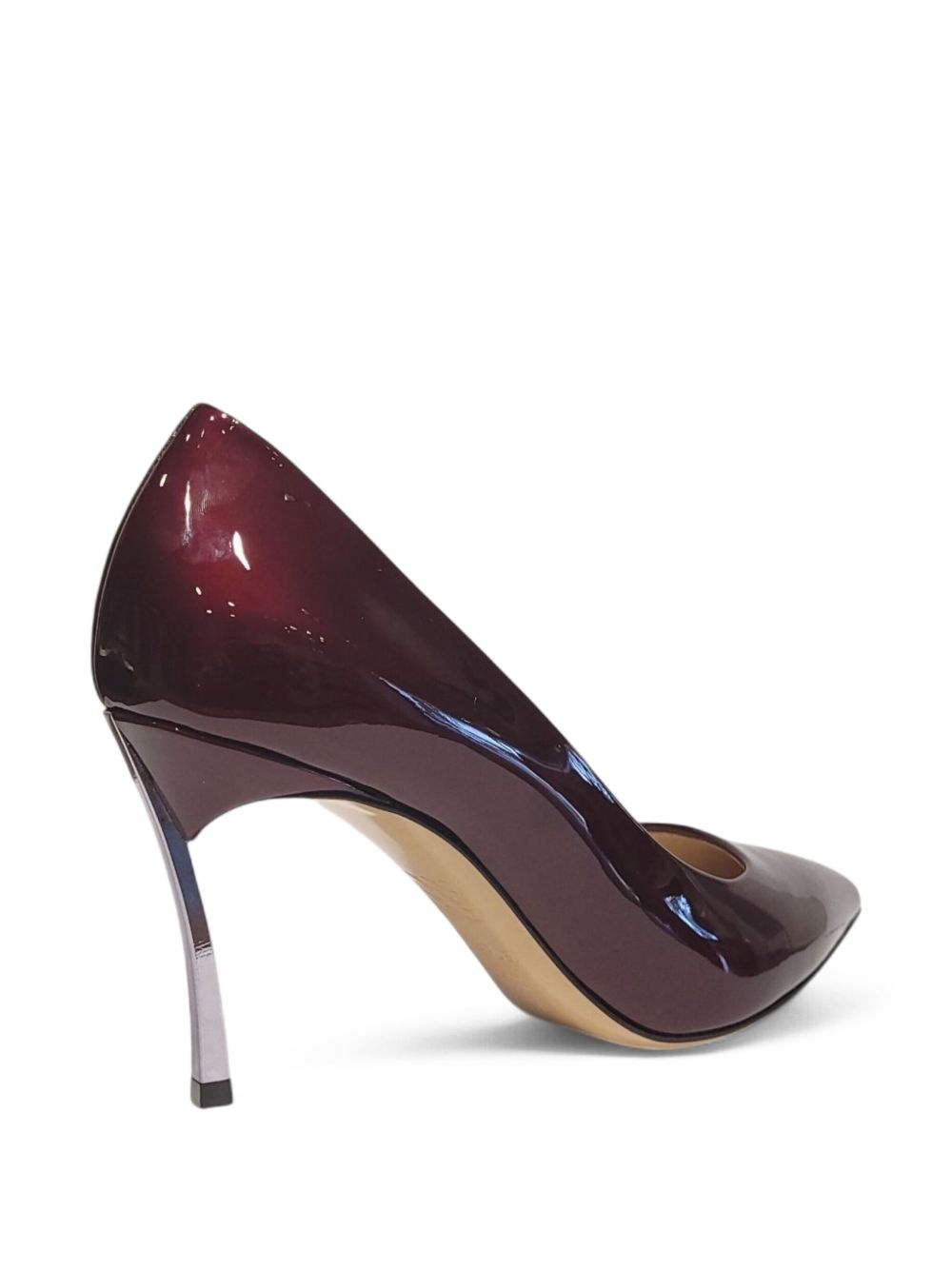 90mm metallic-heel pointed-toe pumps - 4