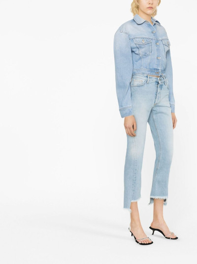 Off-White cropped denim jacket outlook