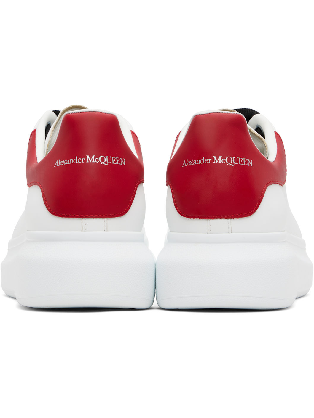 White & Red Oversized Sneakers - 2