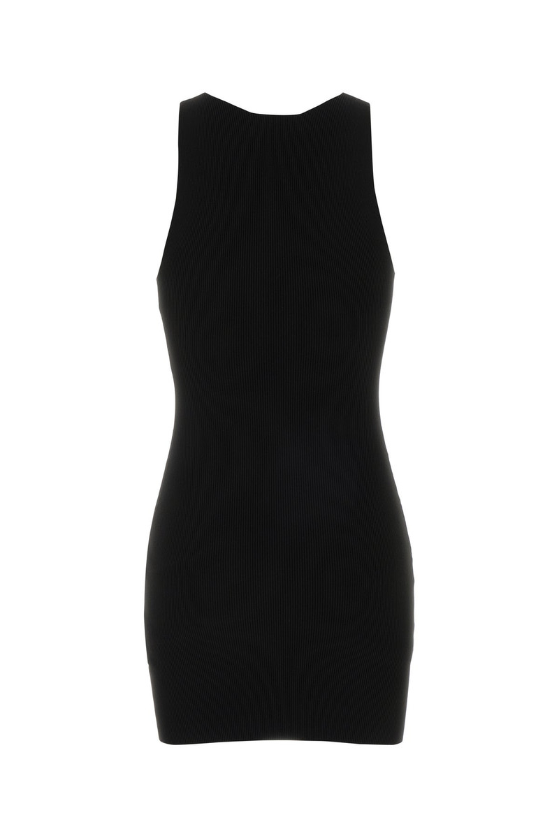 Alexander Wang Black stretch nylon mini dress outlook