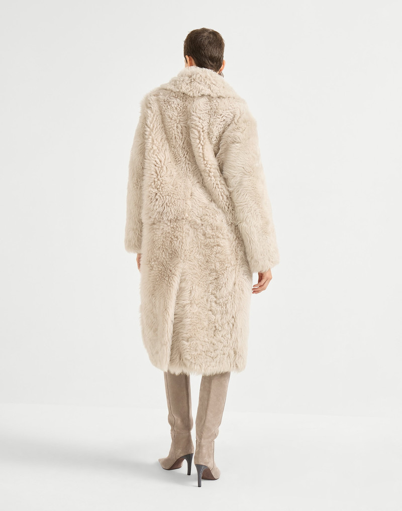 Brunello Cucinelli Coat in soft shearling outlook