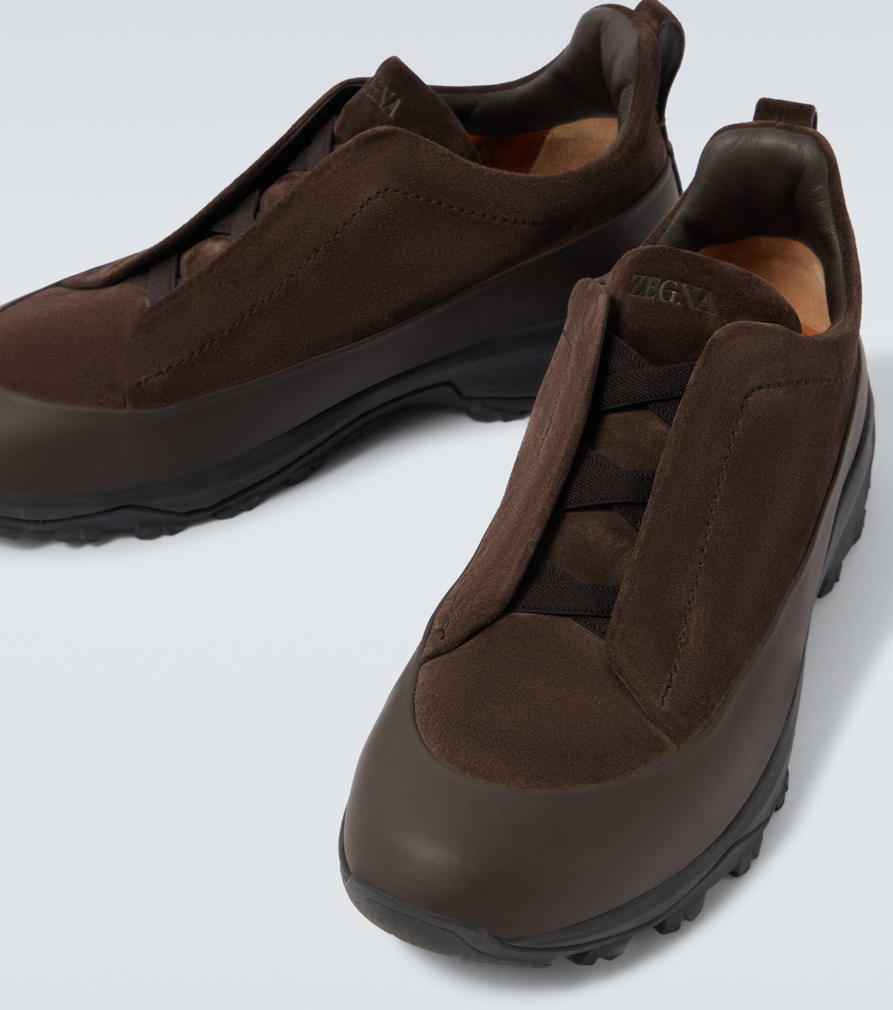 Triple Stitch Monte suede sneakers - 3