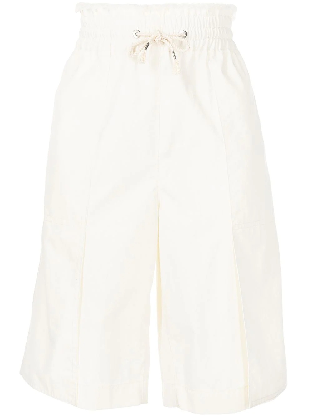 drawstring track shorts - 1