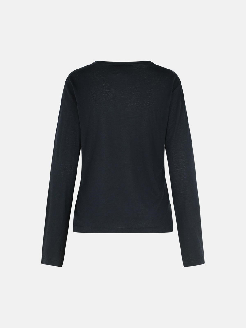 Loulou de Saison BLACK WOOL BLEND SWEATER outlook