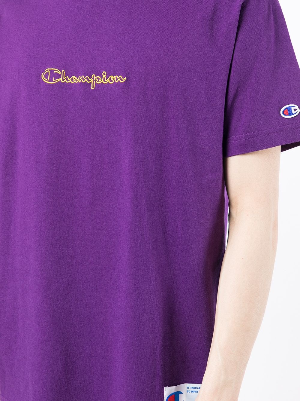 embroidered-logo T-shirt - 5