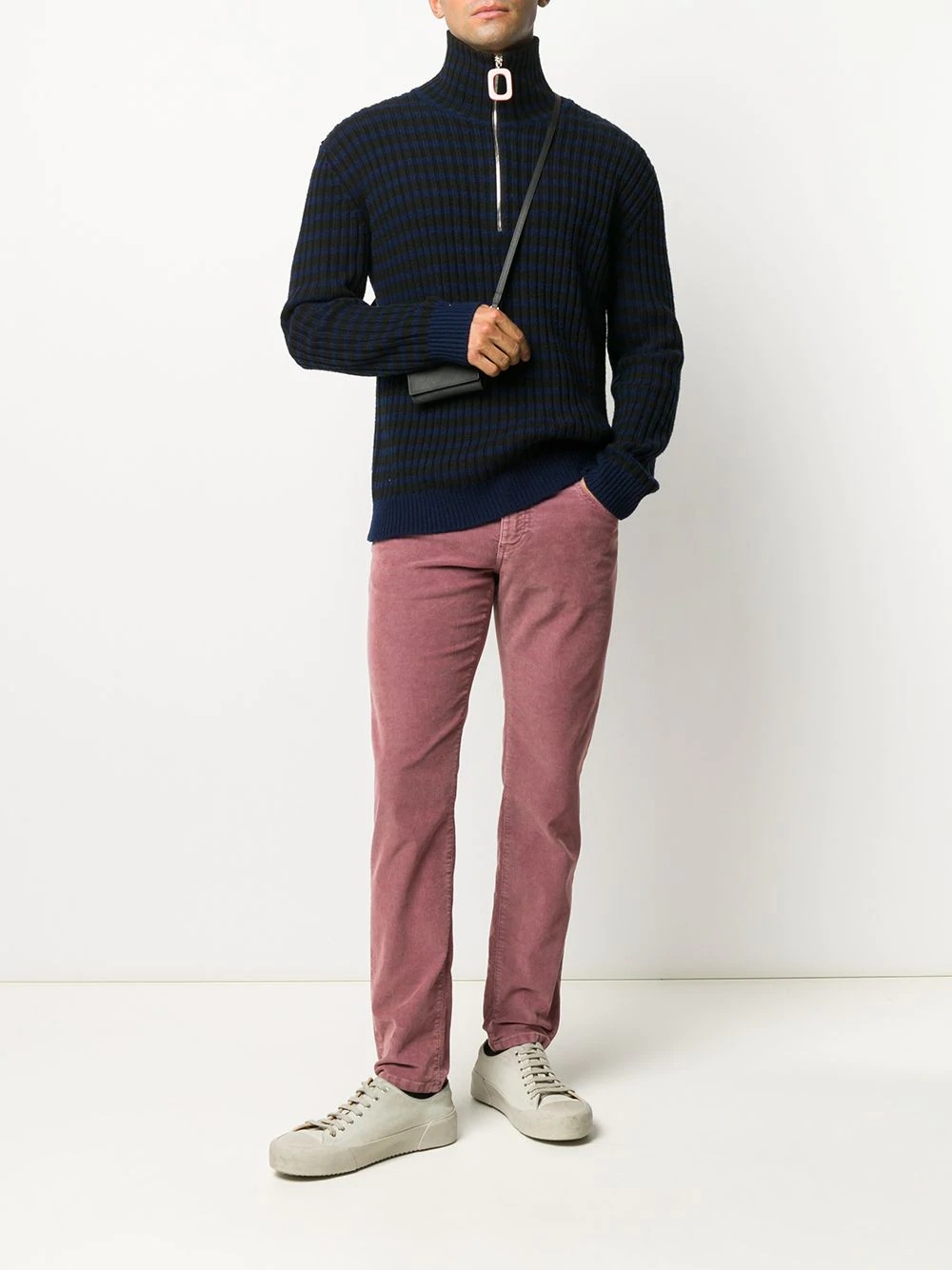 slim fit corduroy trousers - 2