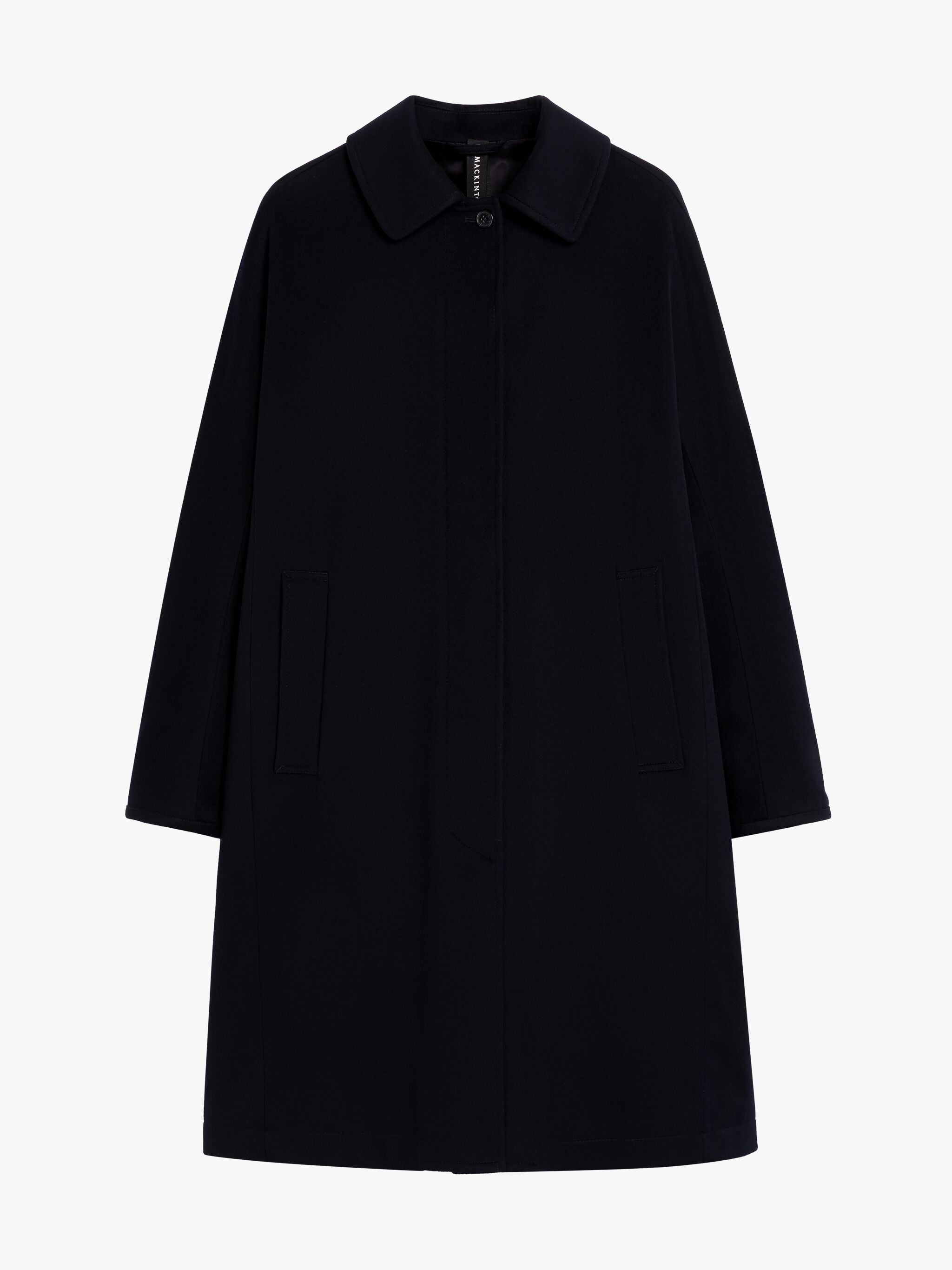 JEAN NAVY STORM SYSTEM WOOL COAT - 1