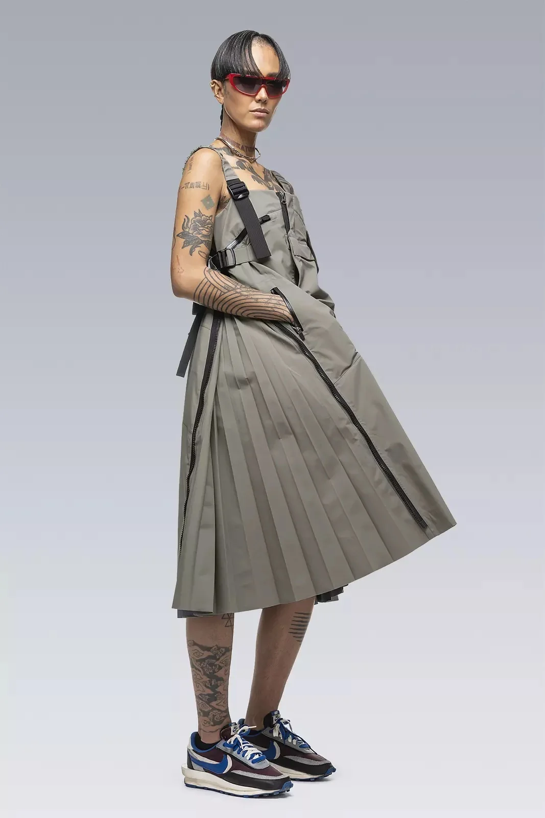 ACRONYM SAC-D6012 sacai / ACRONYM Dress Alpha Green | REVERSIBLE