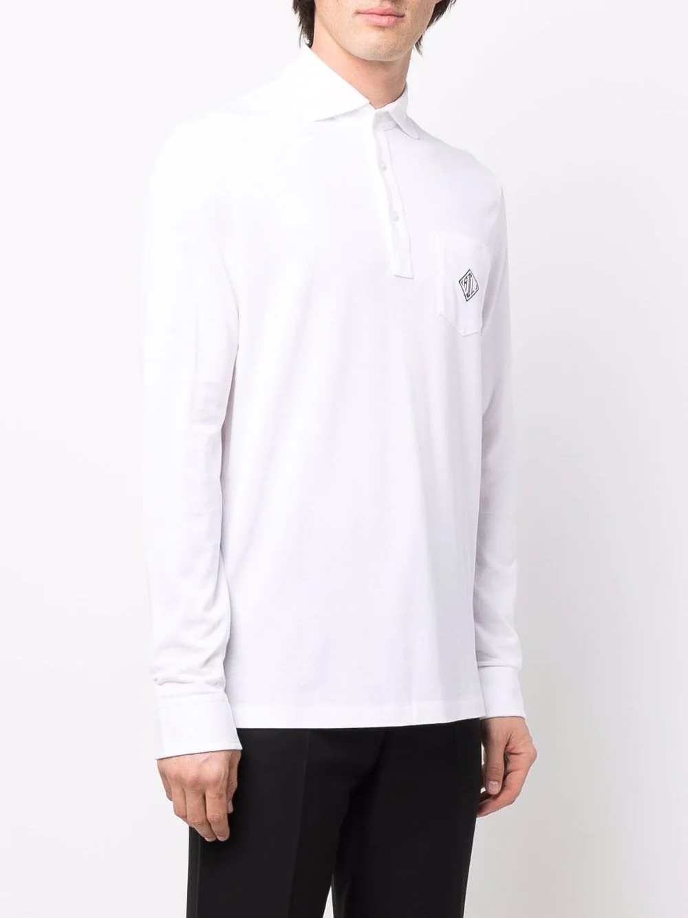 long sleeve polo shirt - 3