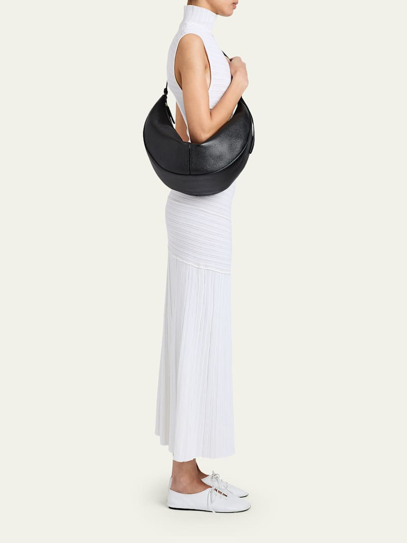 Proenza Schouler Slide Crescent Pebble Leather Hobo Bag outlook