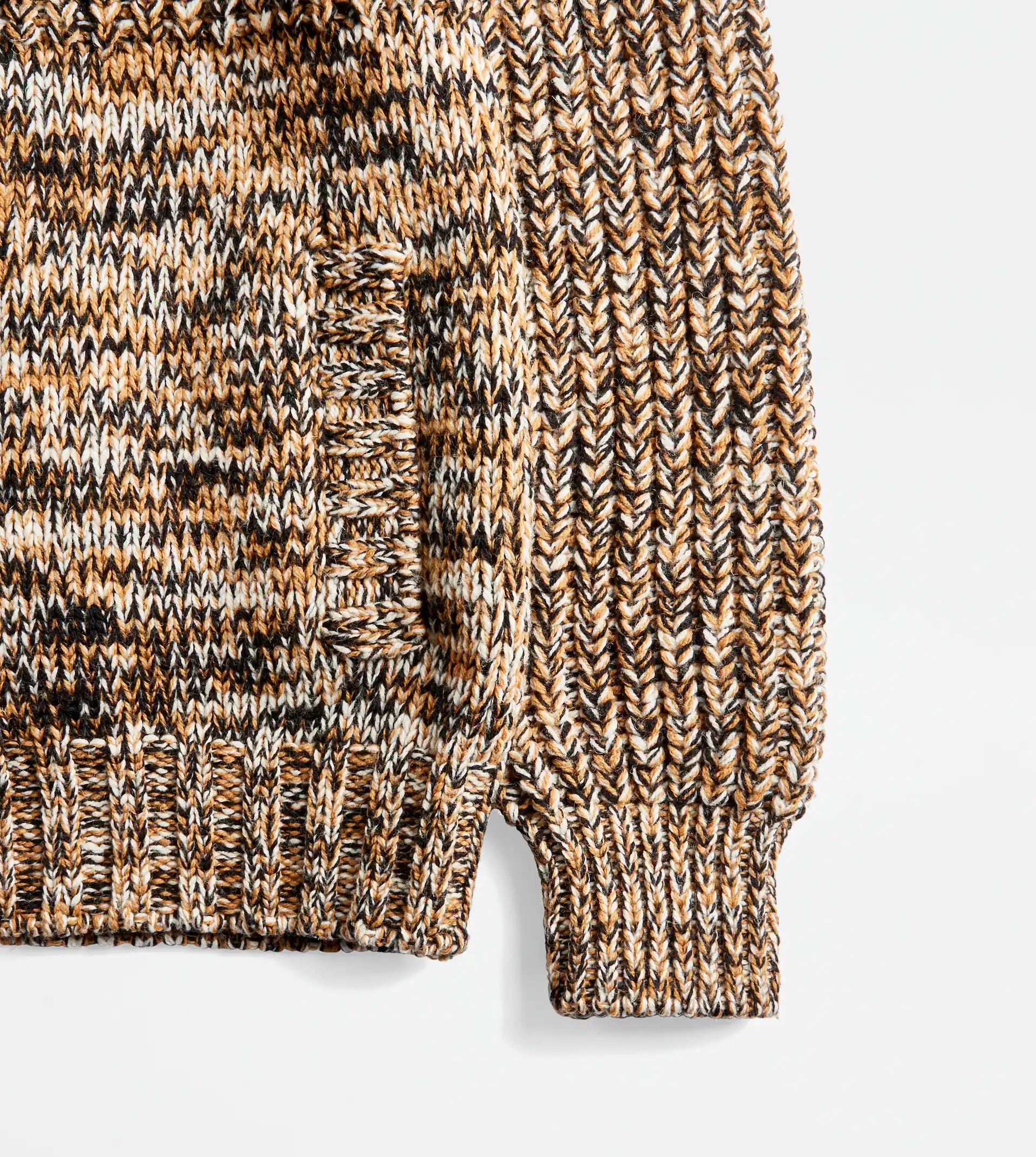 MOULINÉ ZIPPED CARDIGAN - BROWN - 9