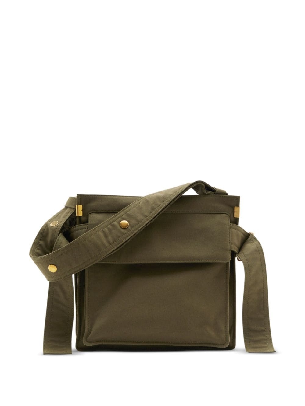 Trench logo-embroidered messenger bag - 4