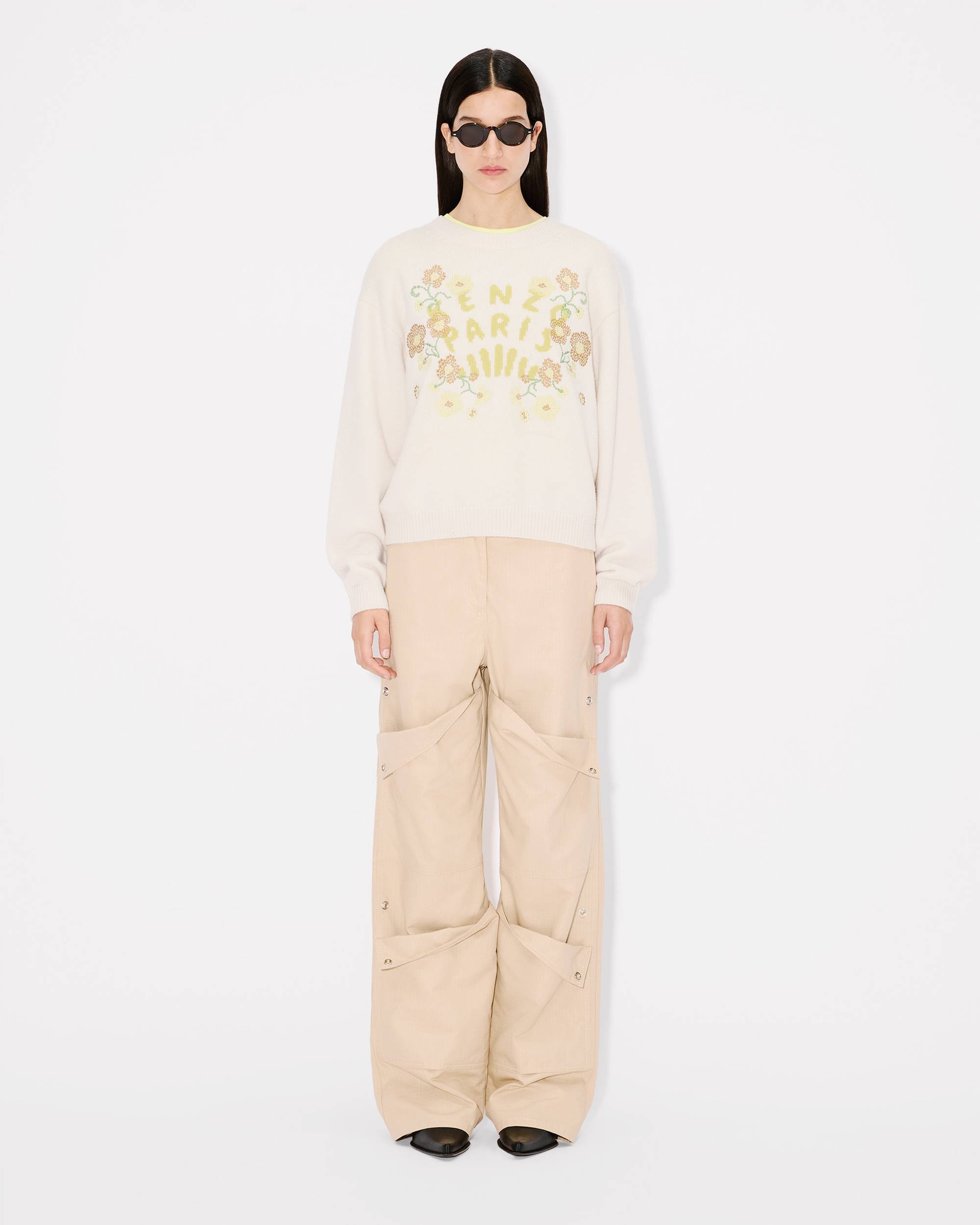 'KENZO Jungle Flower' embroidered wool jumper - 5