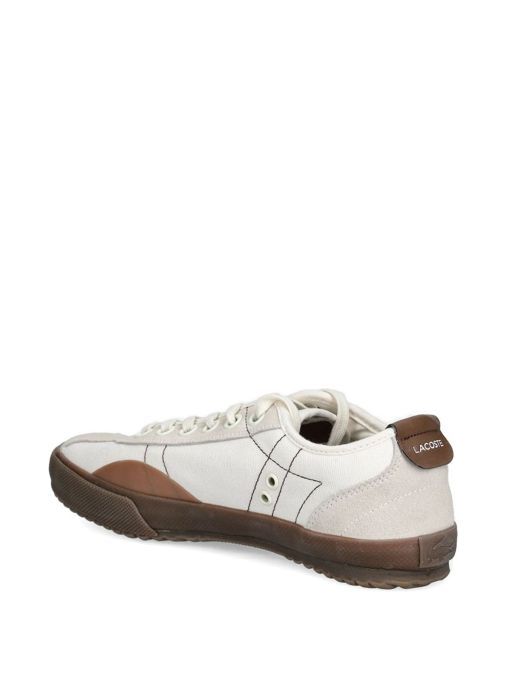 suede-panelled sneakers - 3