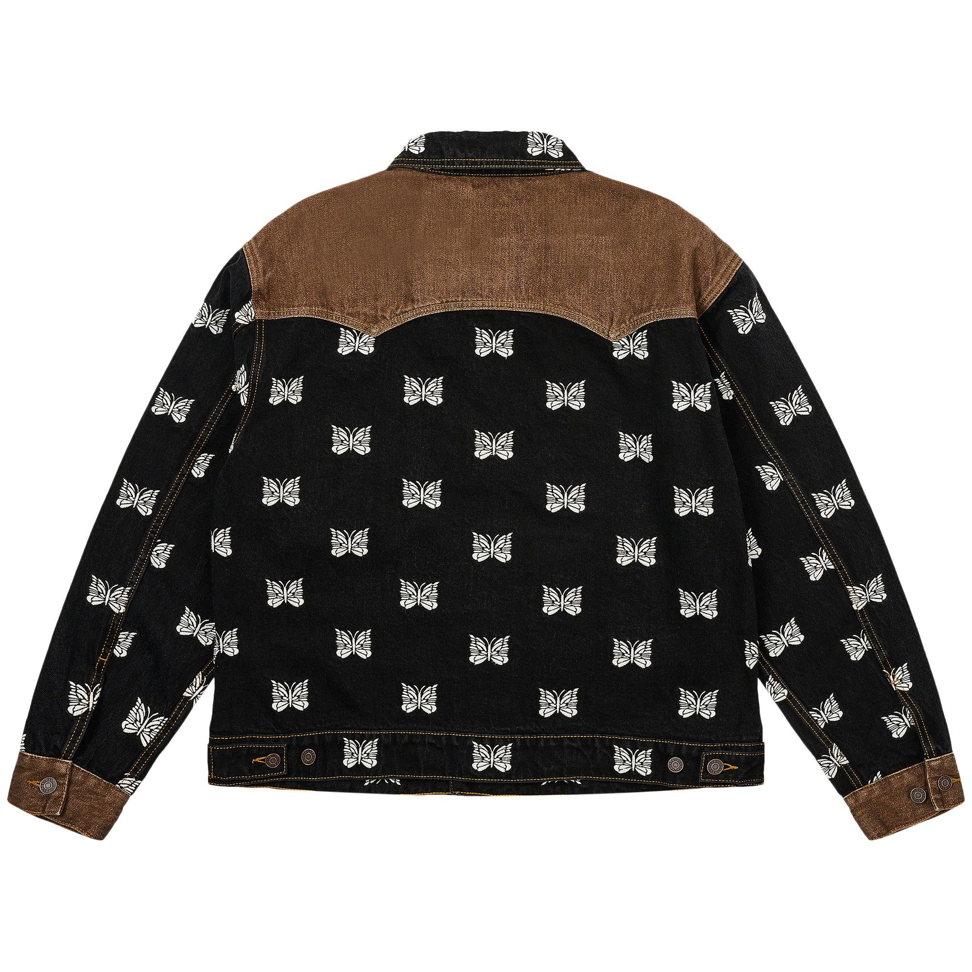 Palace x Needles Western Denim Jacket 'Black' - 2