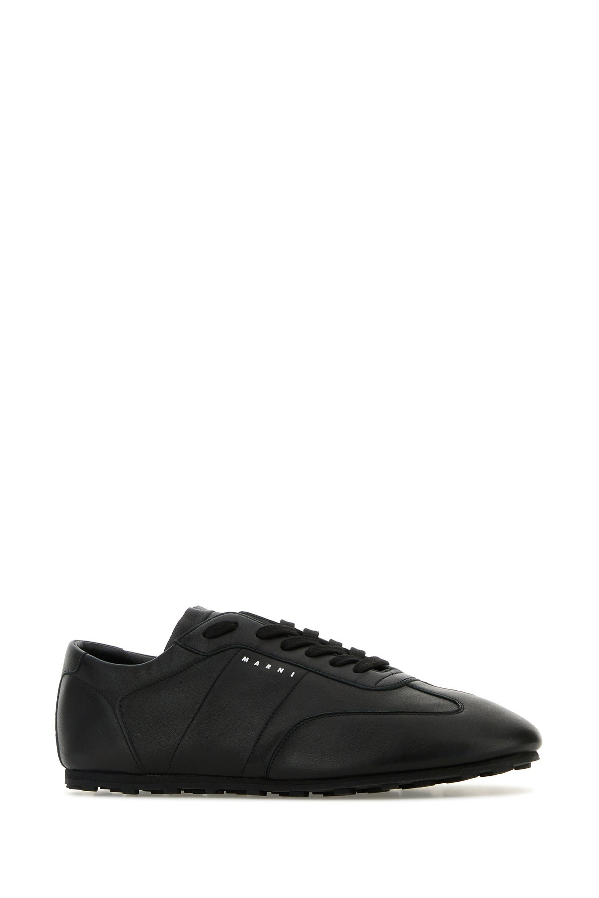 Black leather sneakers - 2