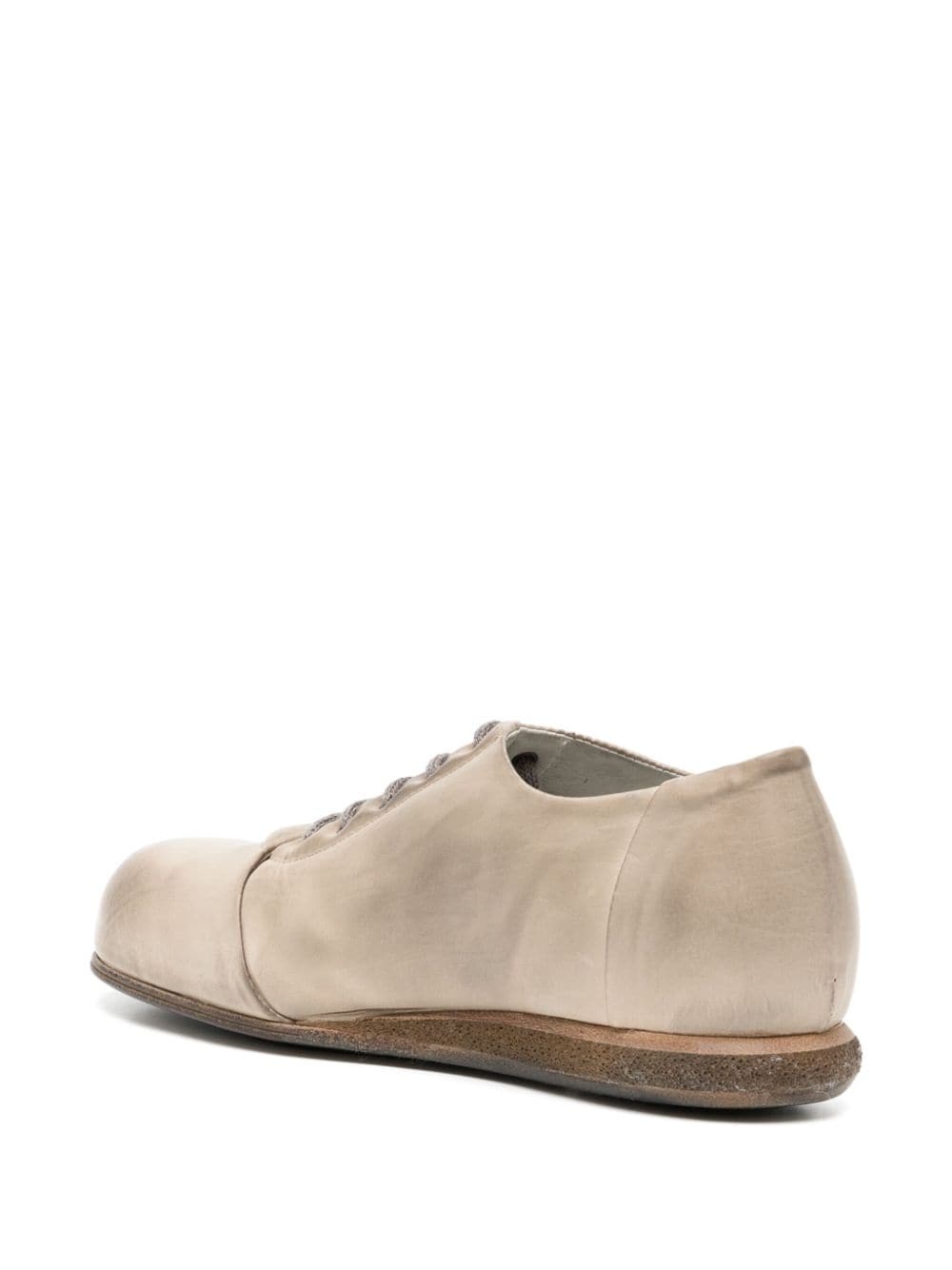 lace-up calf leather shoes - 3