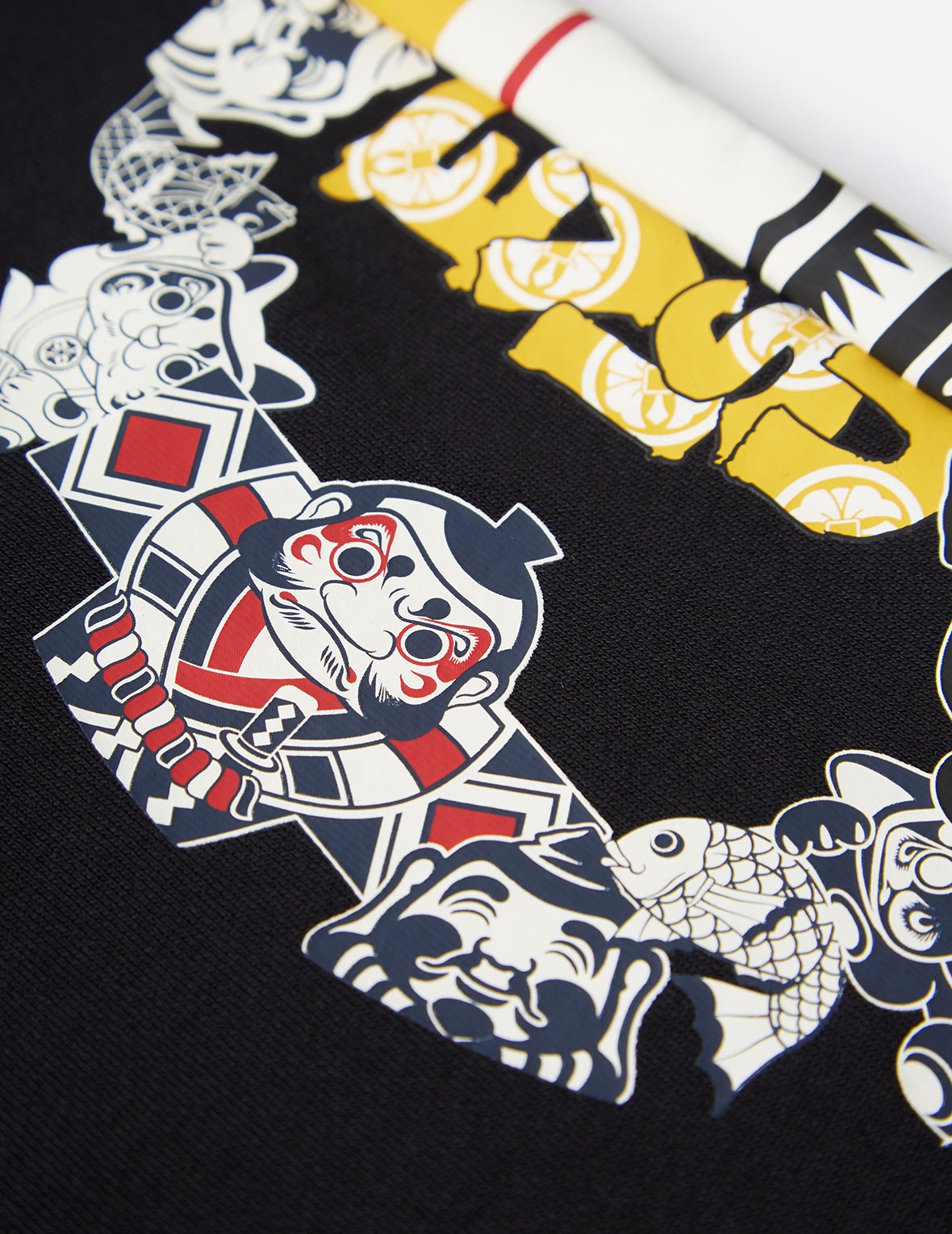 DARUMA AND COINS-PATTERNED DAICOCK PRINT SWEATPANTS - 8