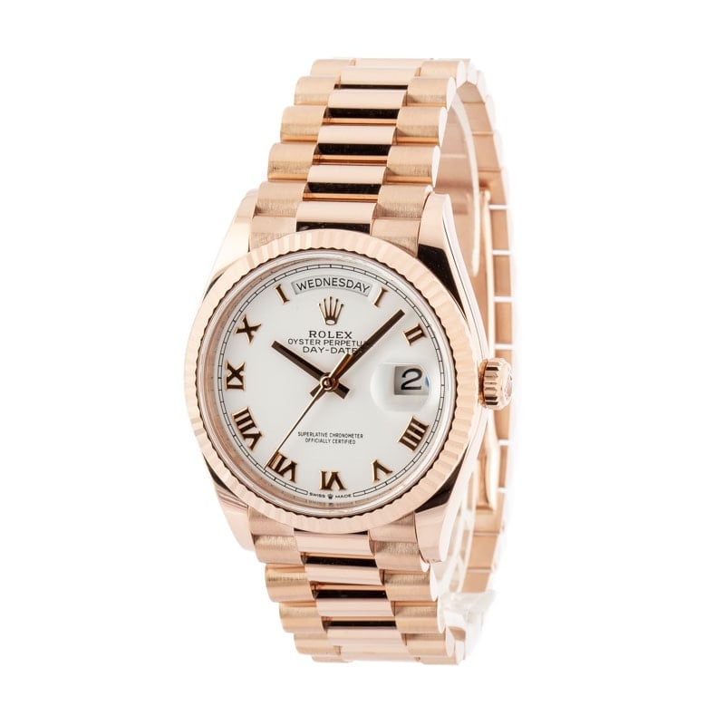 Rolex Day-Date 36 ref 128235 18k Everose Gold - 2