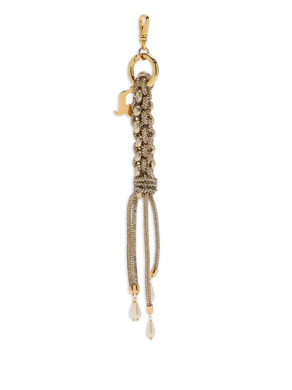 Crepuscolo braided bag charm - 2