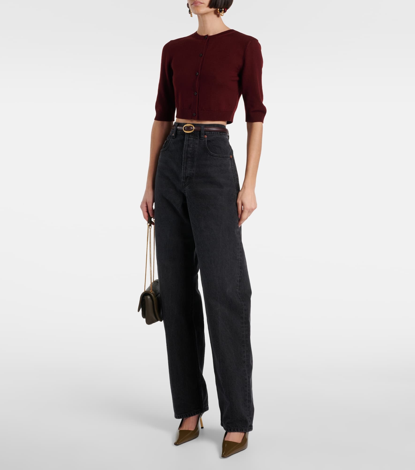 High-rise wide-leg jeans - 2