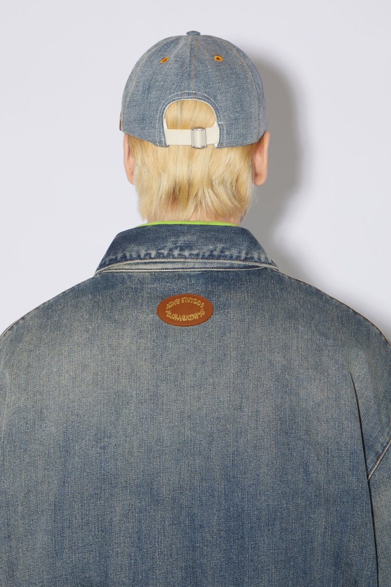 Denim padded jacket - Mid Blue 7