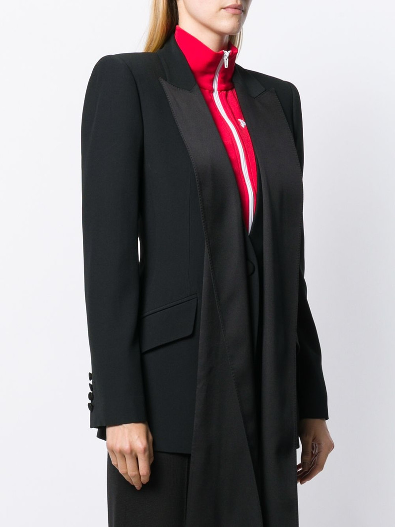 silk ribbon embellished blazer 3