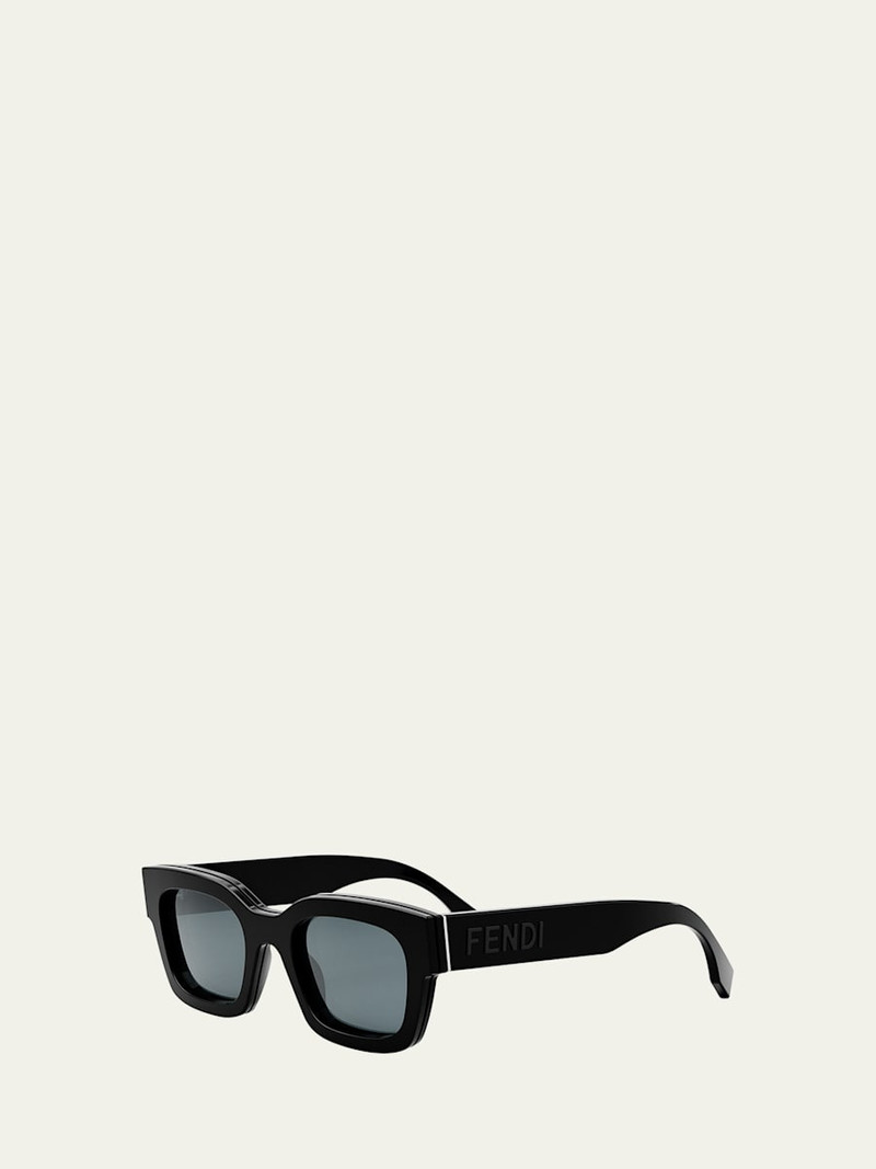 FENDI Men's Signature Oval Logo Sunglasses outlook