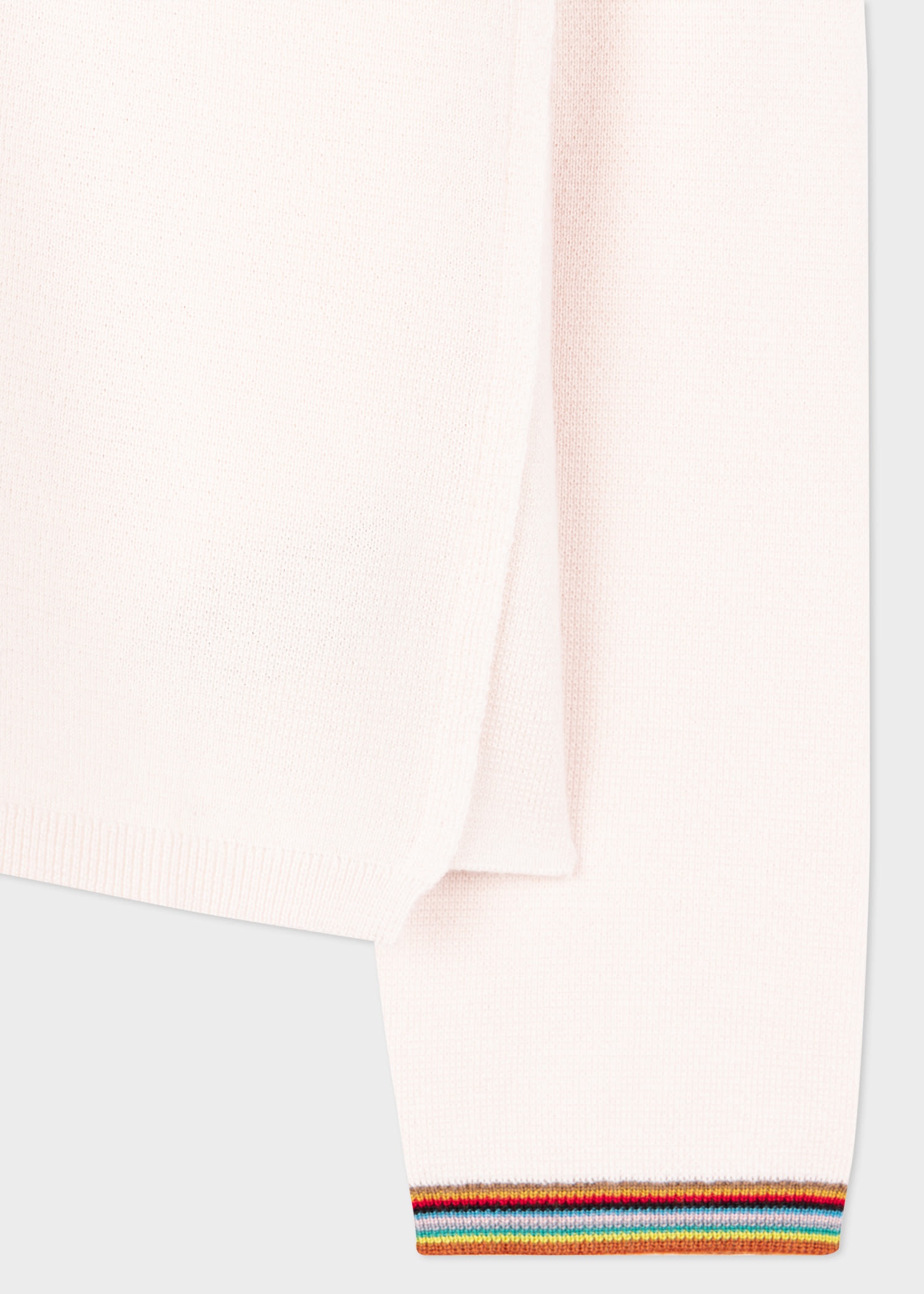 Collared Stripe Cuff Sweater - 3