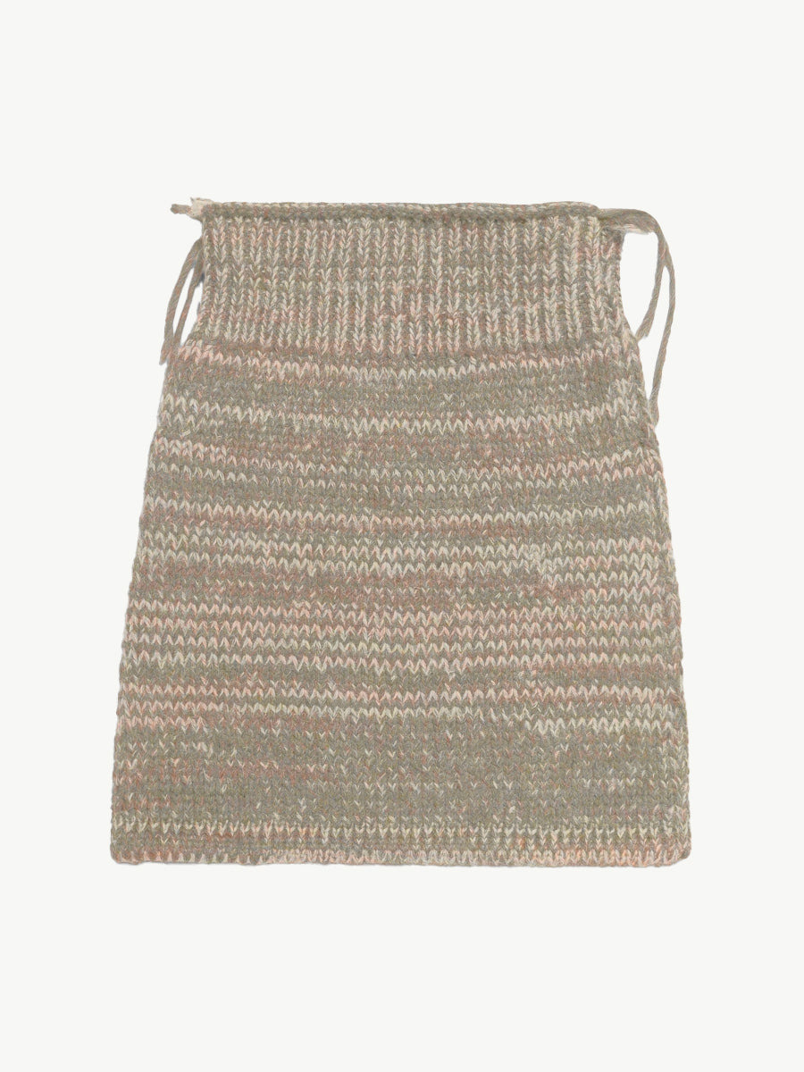 Freaky Knitted Miniskirt Pink Mix - 6