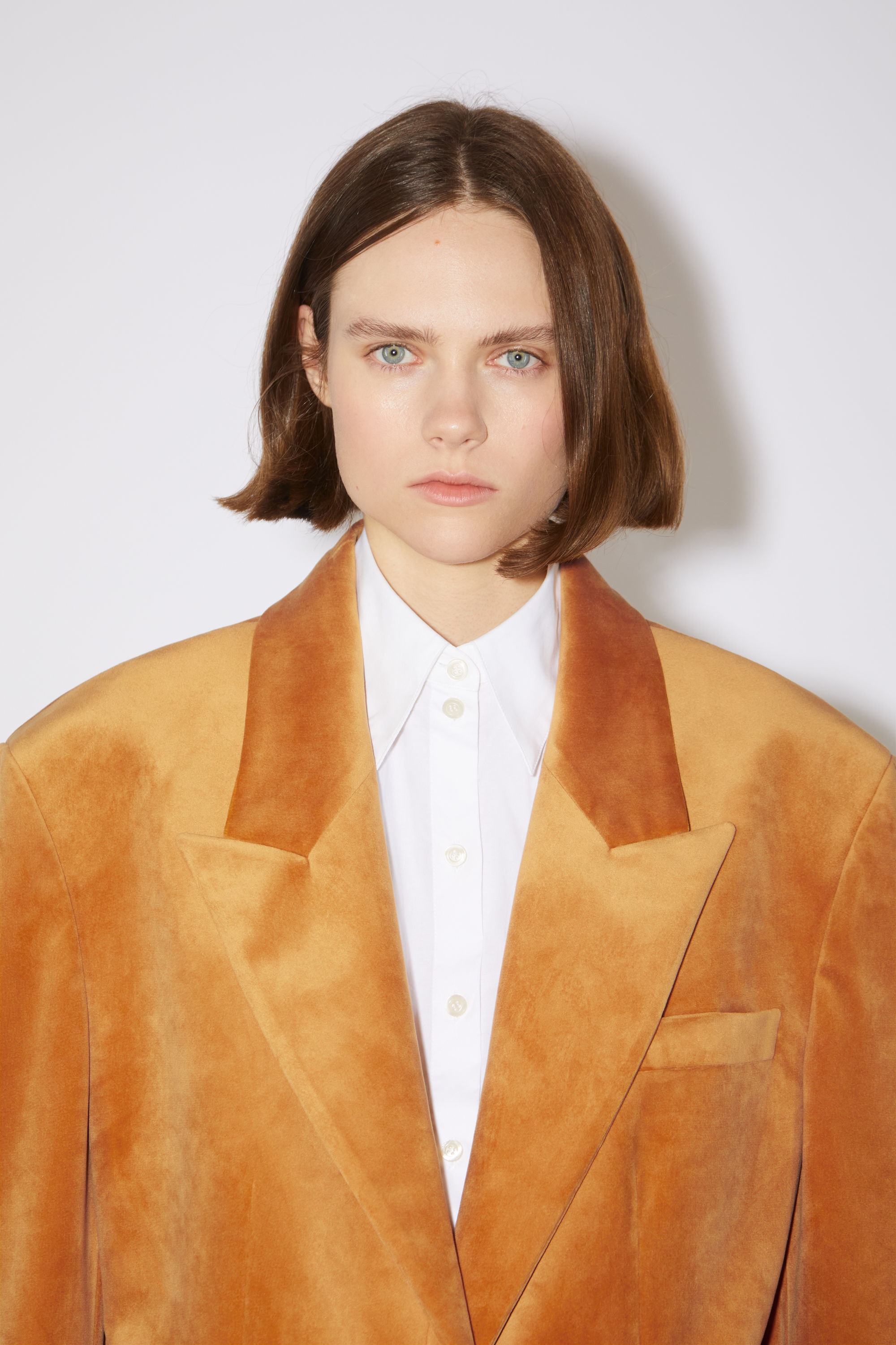 Single-breasted jacket - Honey yellow - 6