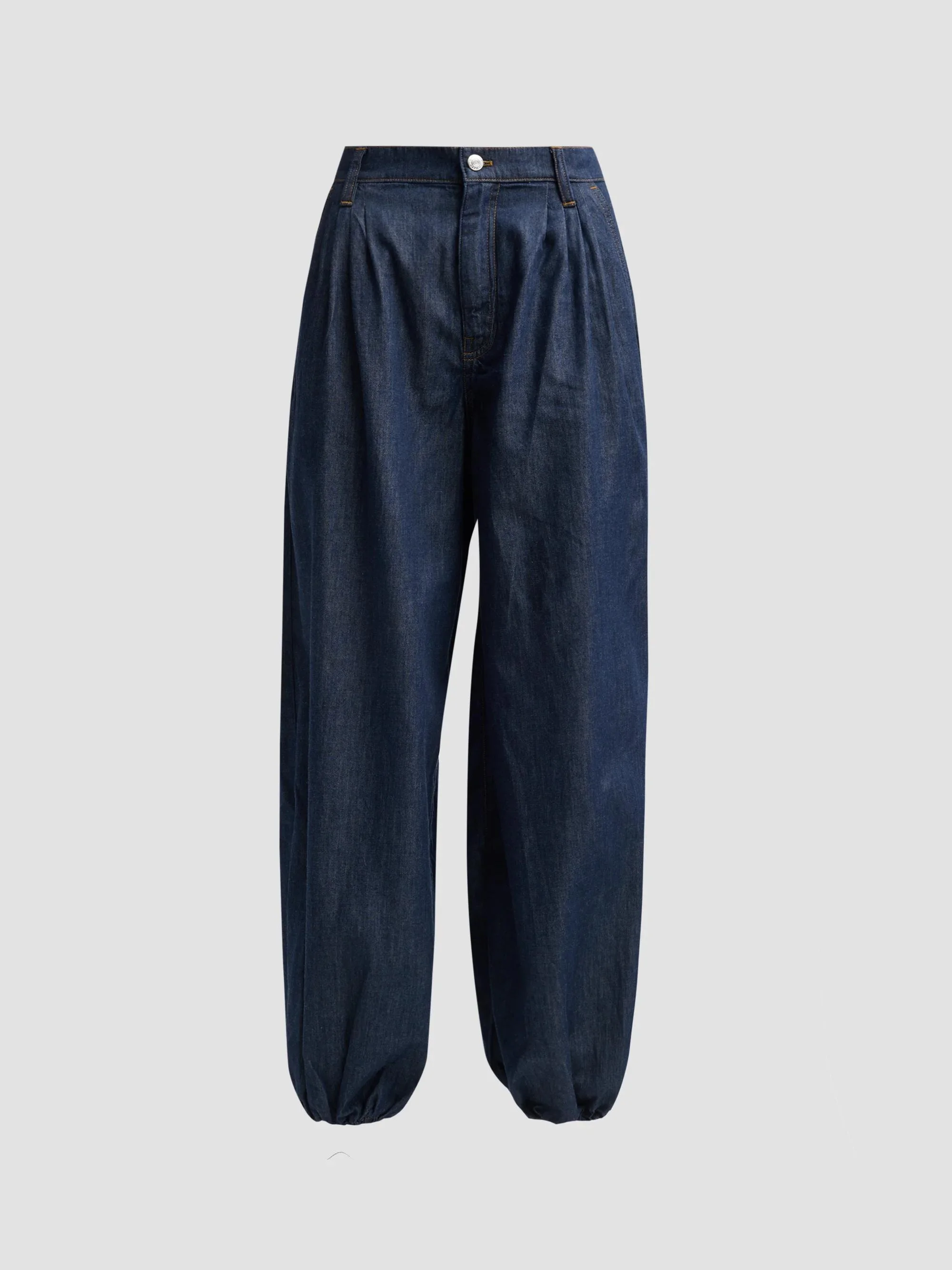 Women's Denim Balloon Jeans - Rinse - 1