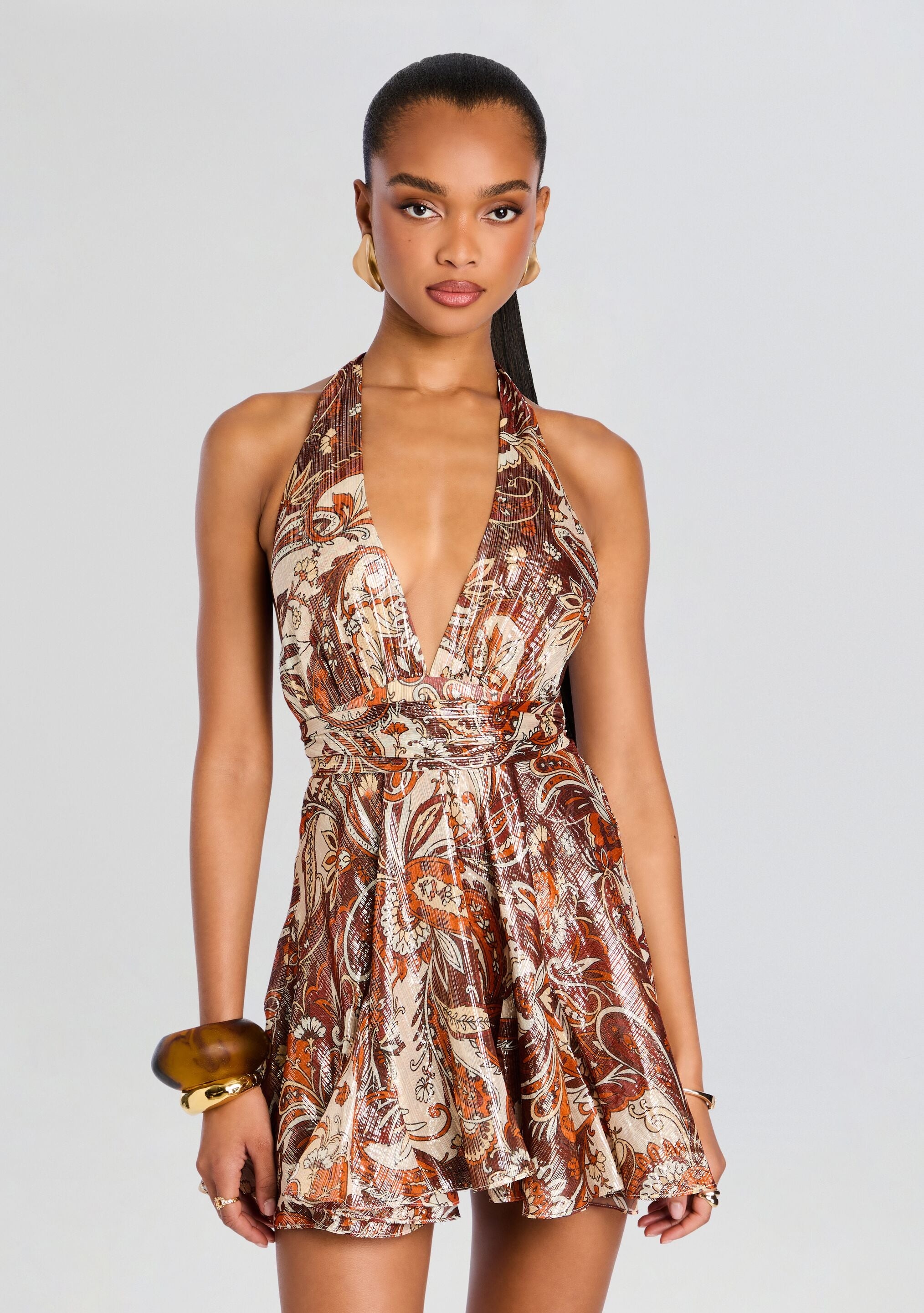 ALEXANDRIA SILK DRESS - 6