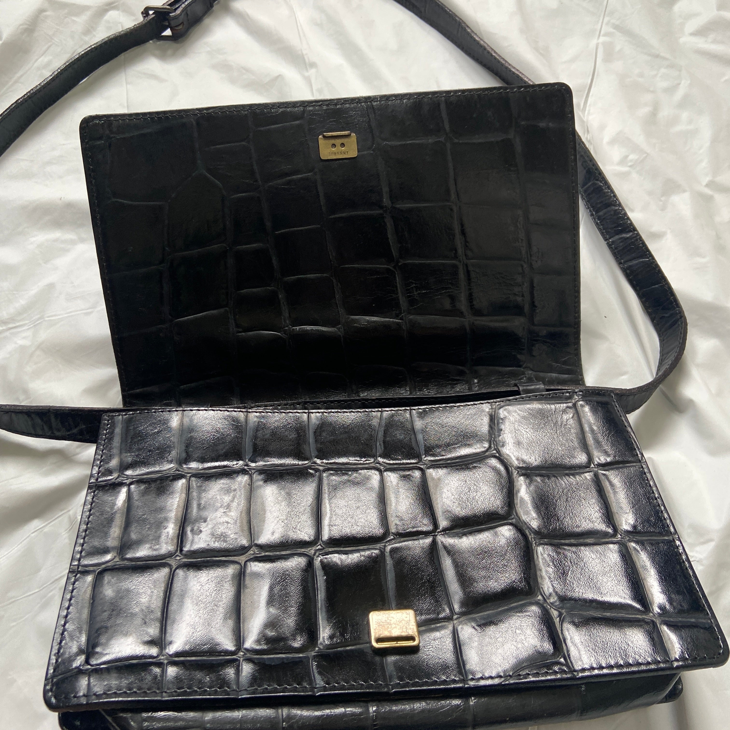 Jean Paul Gaultier crocodile calf leather handbag bag - 6