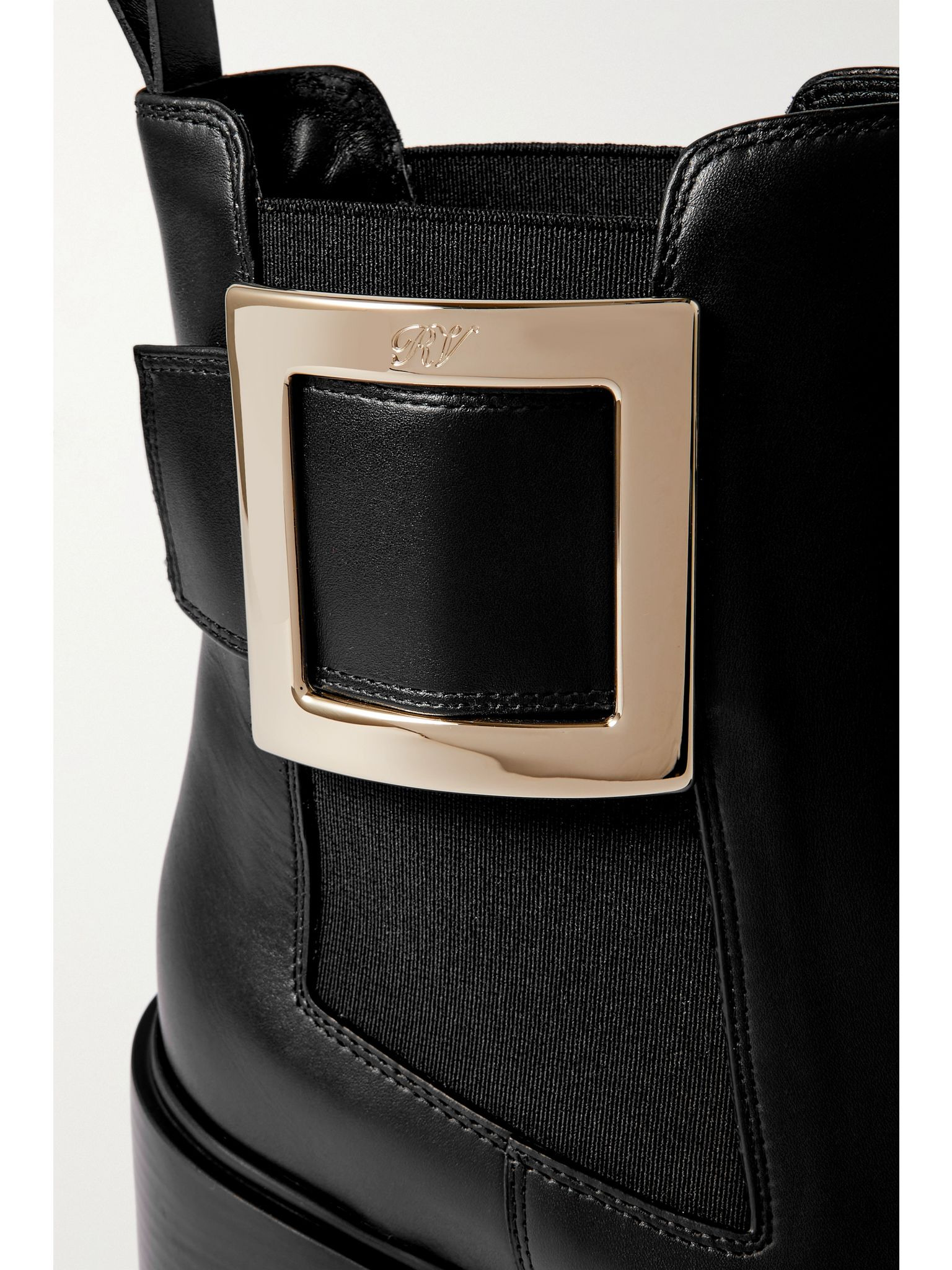 Viv Rangers 60 buckled leather Chelsea boots Black - 4