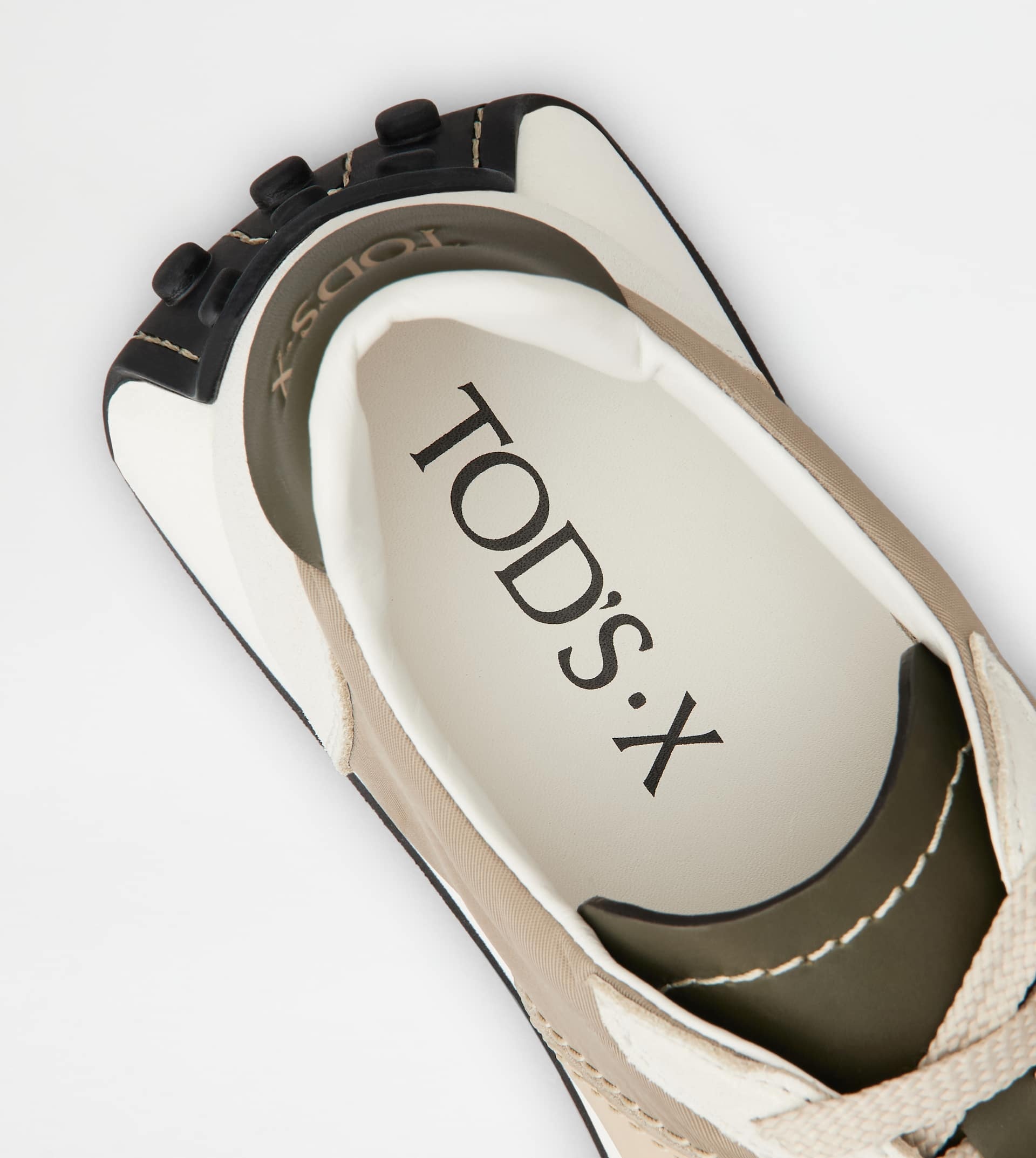 T VINTAGE SNEAKERS TOD'S•X CAPSULE COLLECTION - BEIGE, OFF WHITE, GREEN - 5