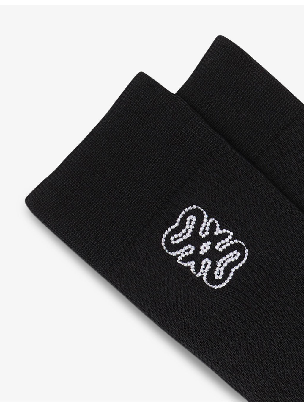 Logo-Embroidered Ribbed Cotton-Blend Socks - 2