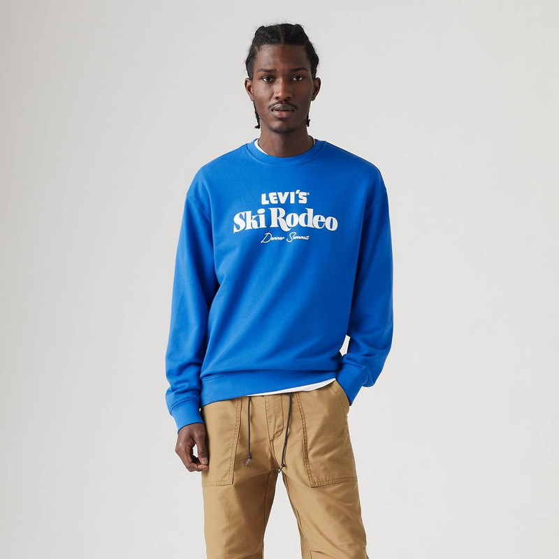 RELAXED GRAPHIC CREWNECK SWEATSHIRT 2