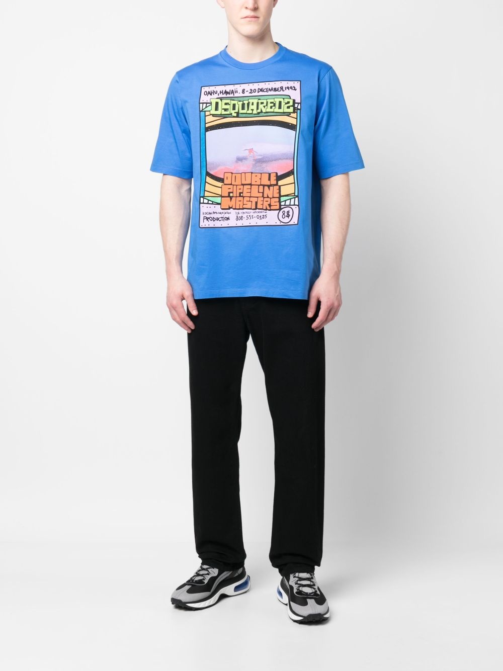 graphic-print short-sleeve cotton T-shirt - 2