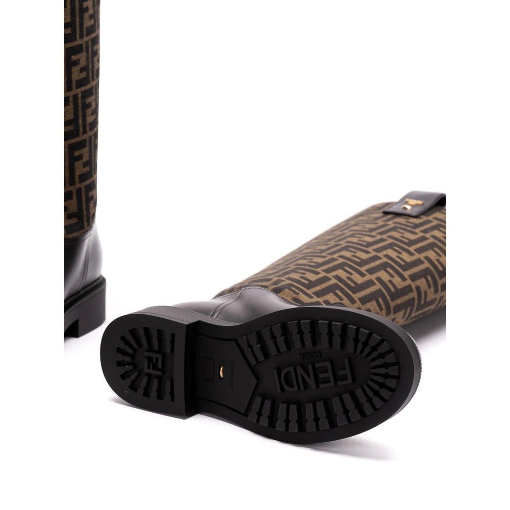 Fendi Black Boots Women - 5