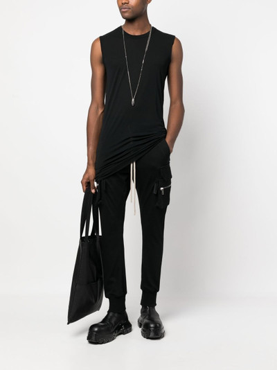 Rick Owens slim-cut leg cargo trousers outlook