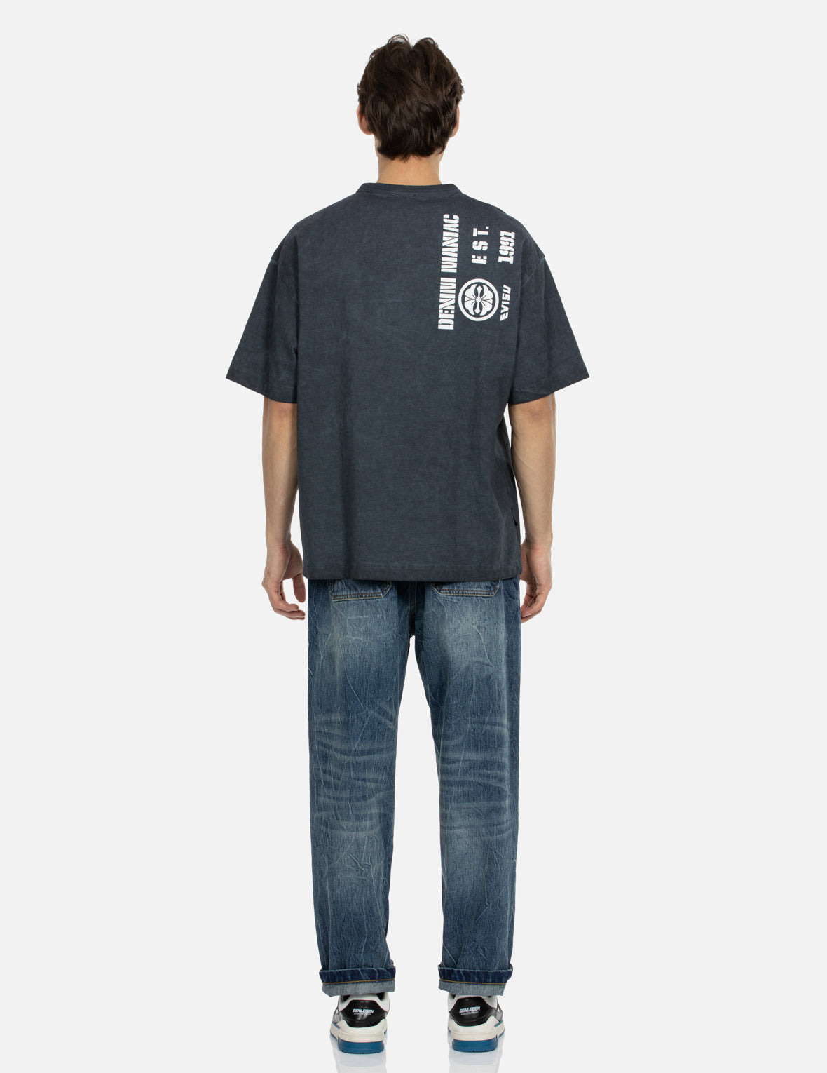 GODHEAD EMBROIDERY AND KAMON PRINT LOOSE FIT T-SHIRT - 5