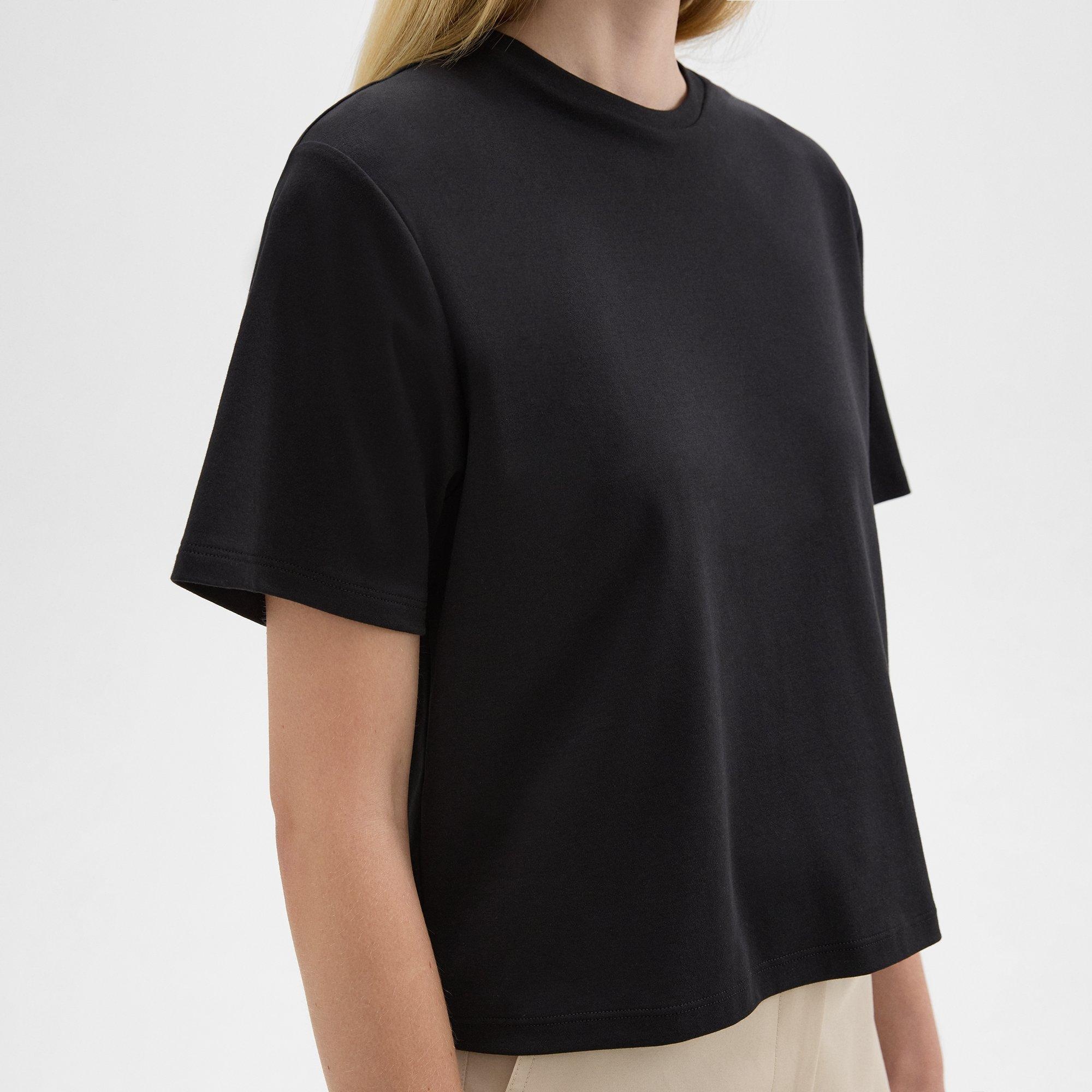 Boxy Tee in Cotton Jersey - 5