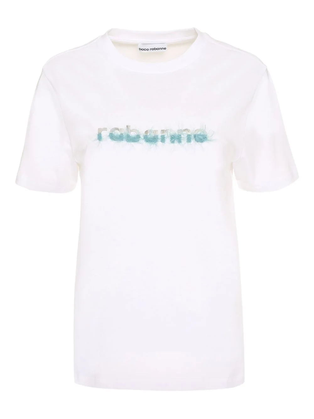 logo-detail crew-neck T-shirt - 1