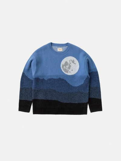 Nudie Jeans Lena Moon Sweater Blue outlook