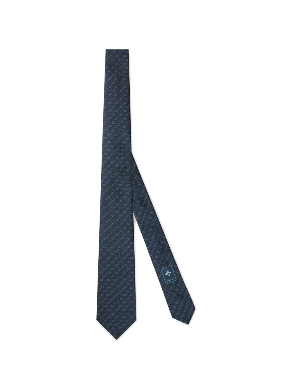 GG silk jacquard tie - 1