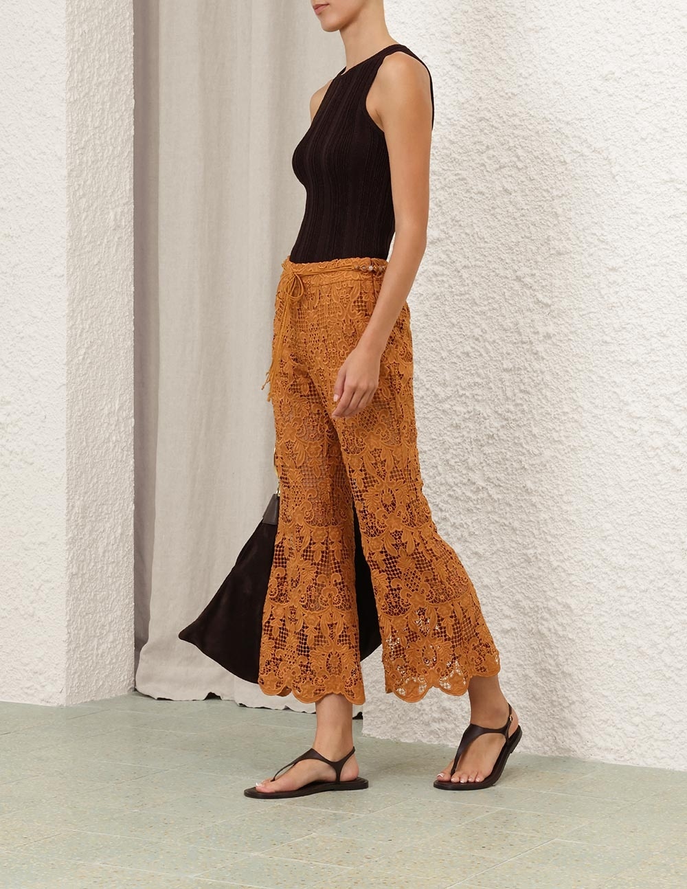 COCO LACE FLARE PANT - 3