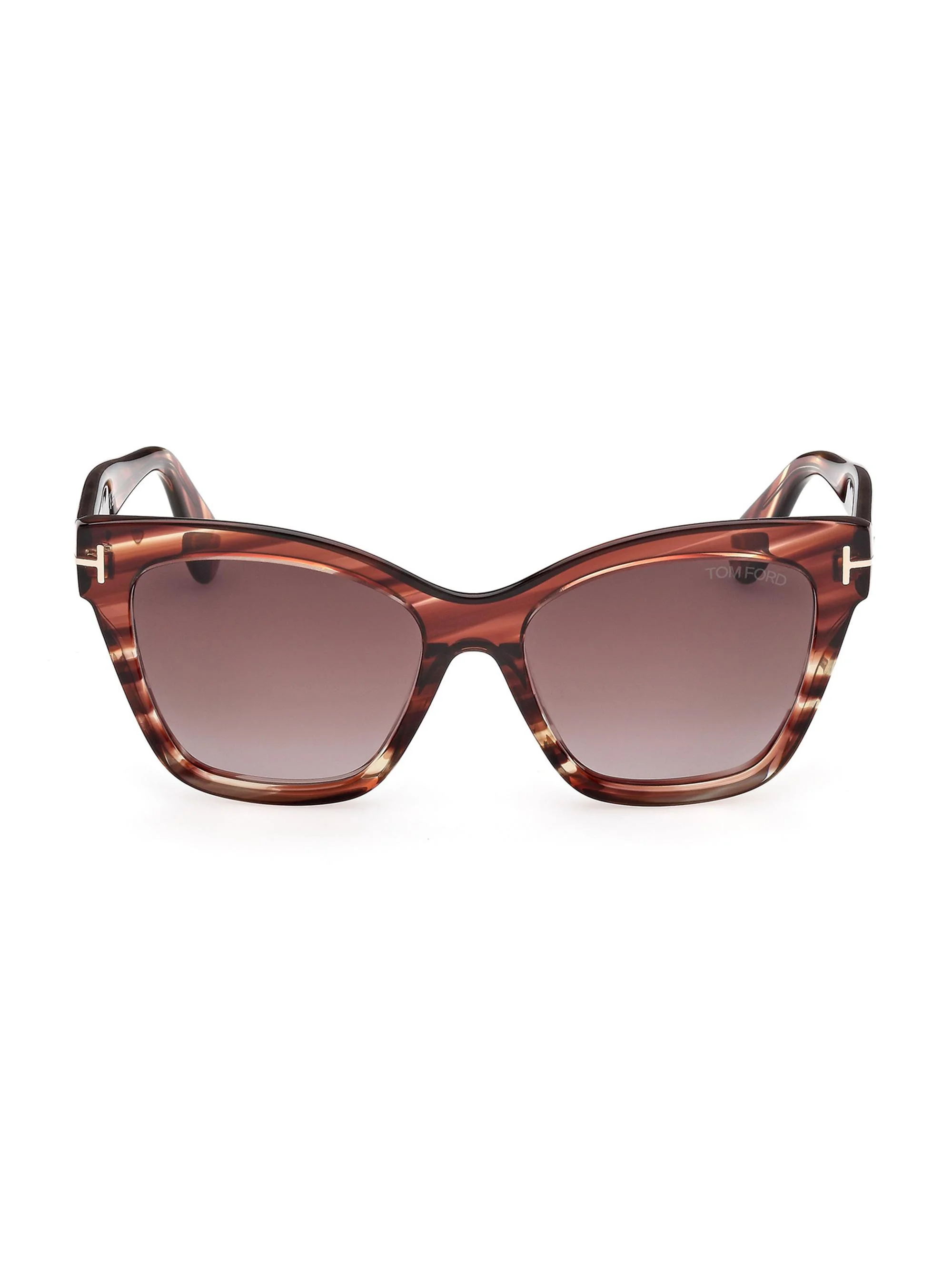 Women's Elvira 55MM Square Sunglasses - Brown Burgundy - 1